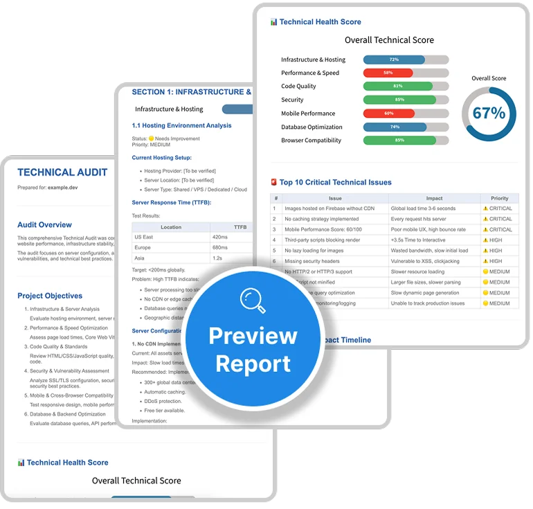 technical audit preview image
